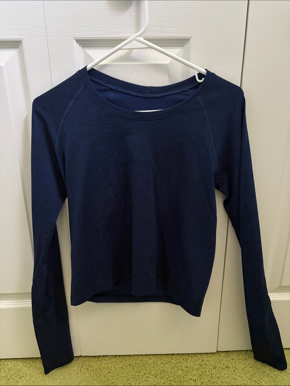 lululemon athletica Navy Long-Sleeve Crew Top